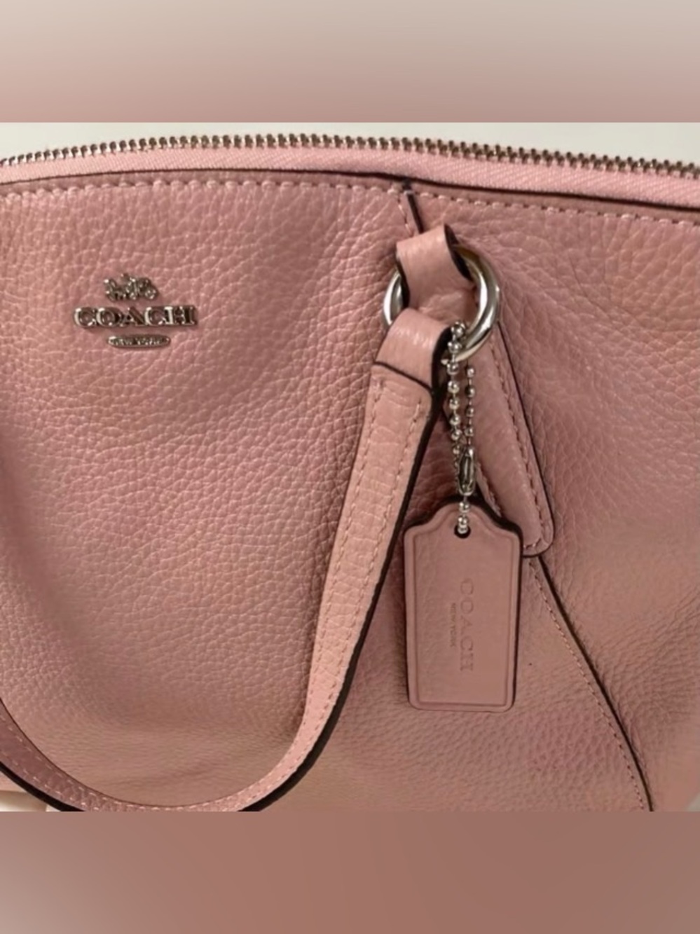 Coach Small Kelsey Pink Purse - Picture 3 of 8